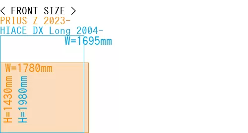 #PRIUS Z 2023- + HIACE DX Long 2004-